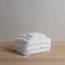 Load image into Gallery viewer, Set Lastlight 100% Linen Duvet, Flat/Fitted Sheets/Pillowcases