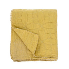 Load image into Gallery viewer, Olive Quilted Throw 50x60