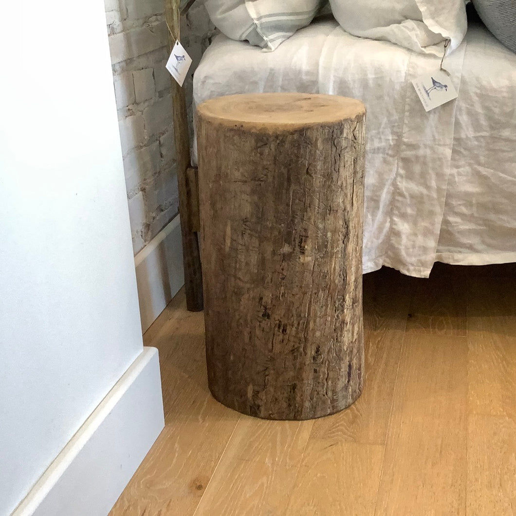 Ash End Table Stump Style by local artist Mike Berry